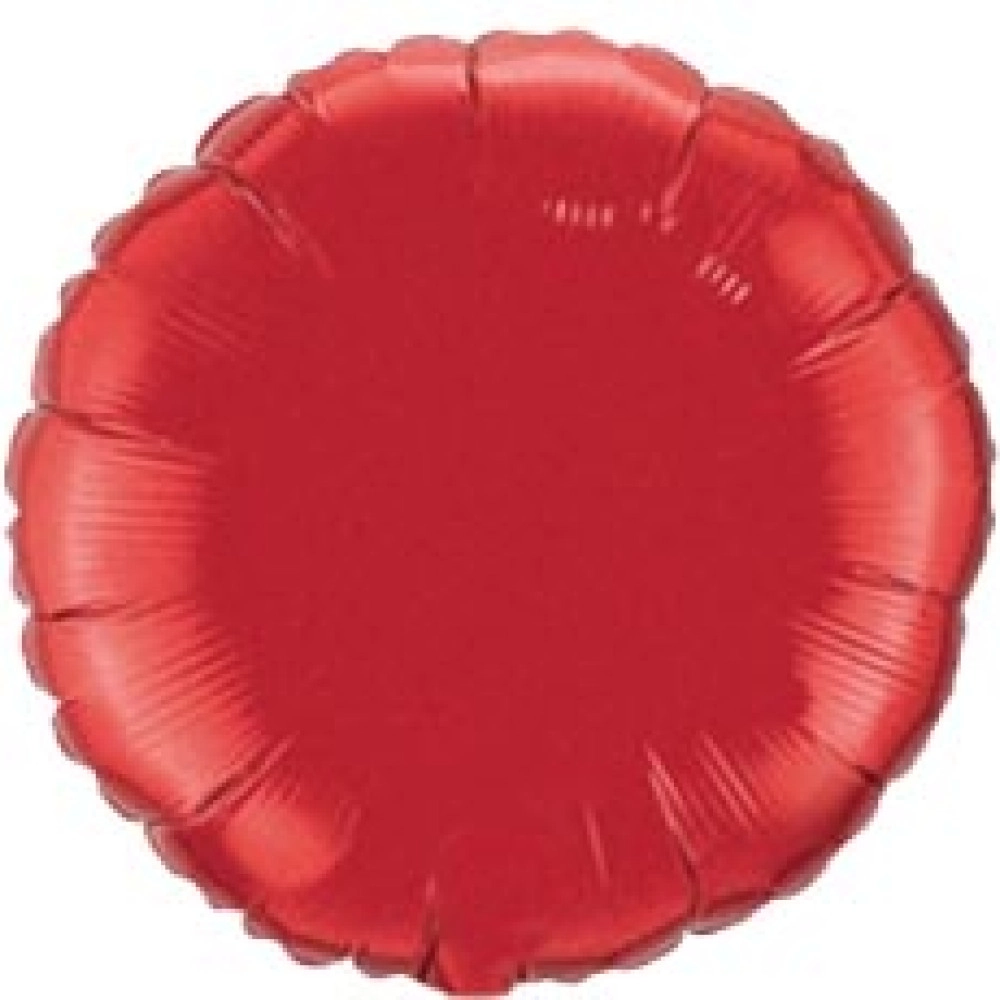 18" круг б/м червоний 401500 R фольга