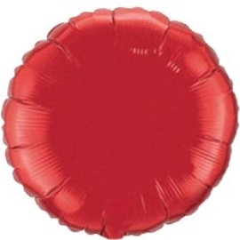 18" круг б/м червоний 401500 R фольга