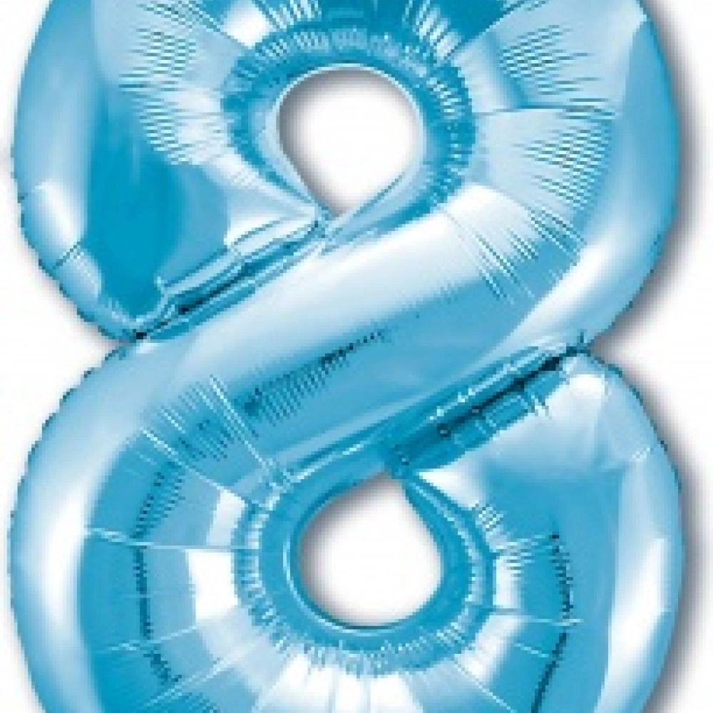 Цифра 8 Slim Agura холодний блакитний (102 см / 40') 755334