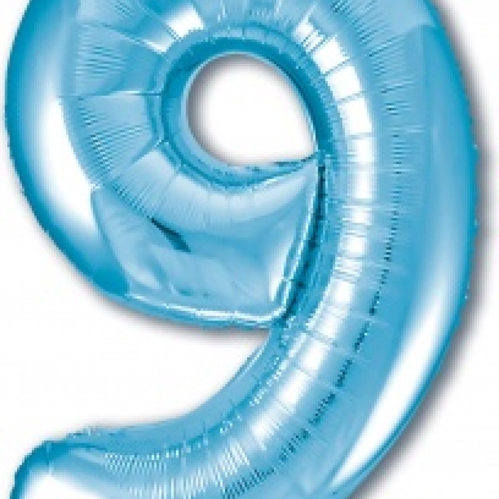 Цифра 9 Slim Agura холодний блакитний (102 см / 40') 755341