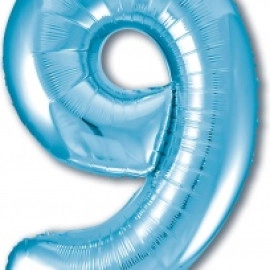 Цифра 9 Slim Agura холодний блакитний (102 см / 40') 755341