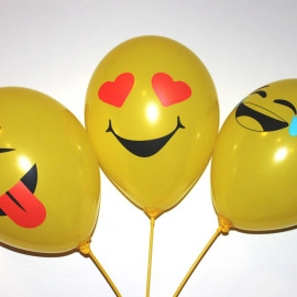 12 пастель 03 чи 02 жовтий з мал. "ПОСМІШКА ВЕСЕЛА" (100шт/уп)