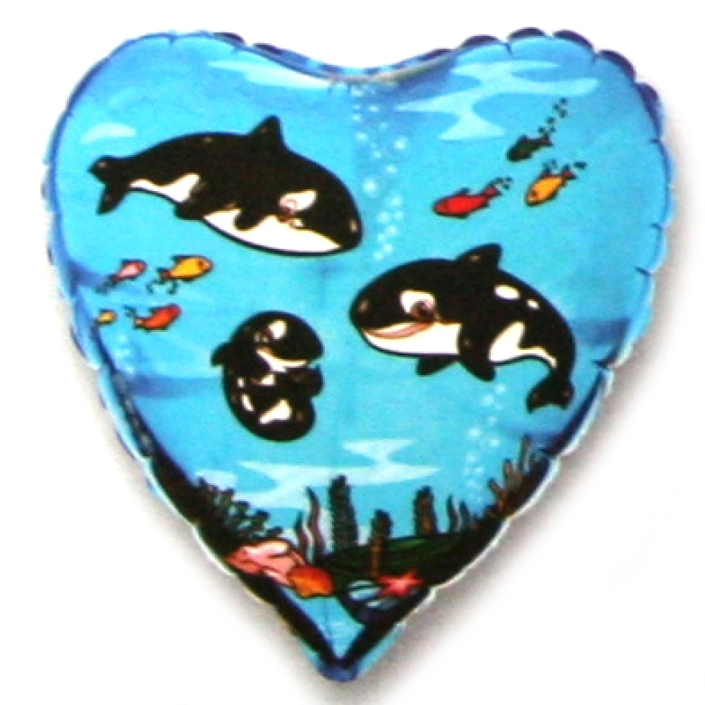 201542 Серце 18" Кити