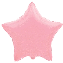 32" зірка б/м пастель рожева 306500 RS фольга