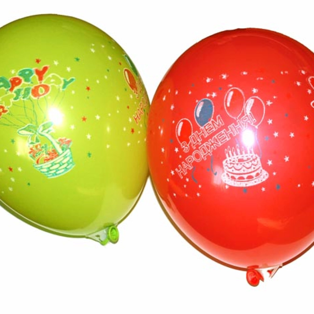 8 пастель ас. з мал. "З Днем Народження" офсет (Італія)  (100шт/уп)