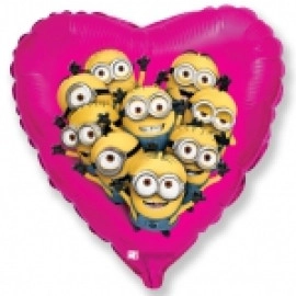 201699 Серце 18" (фольга) з мал.