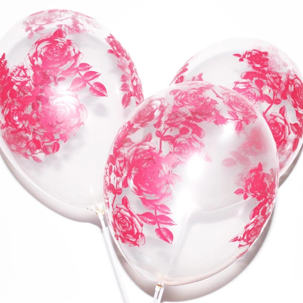 12 кристал 00 прозорий з мал. "ТРОЯНДА ЧЕРВОНА" (100шт/уп) РОЗПРОДАЖ