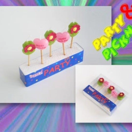 Свічки декоративні (фігурні), 5 шт.