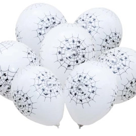 12 пастель 01 білий з мал. "БАБА-ЯГА" (100шт)