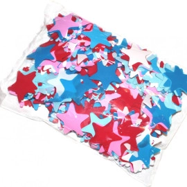 Конфетті ЗІРКА асорті (3,5 см) (1уп.=100 гр.)