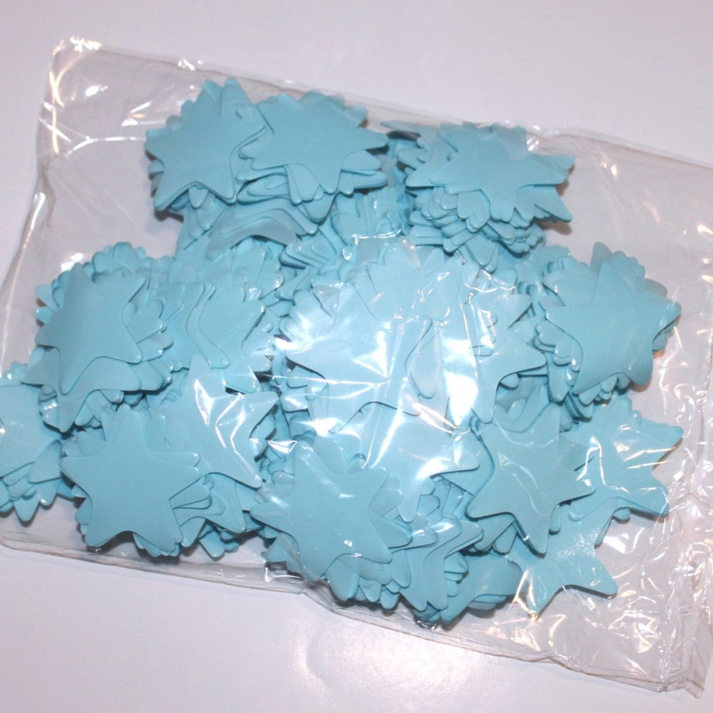 Конфетті ЗІРКА блакитна (3,5 см) (1уп.=100 гр.)