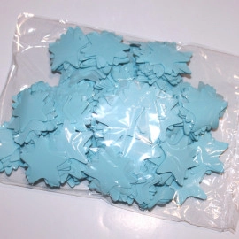 Конфетті ЗІРКА блакитна (3,5 см) (1уп.=100 гр.)