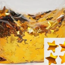 Конфетті ЗІРКА золото (3,5 см) (1уп.=100 гр.)