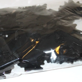 Конфетті ЗІРКА чорна (3,5 см) (1уп.=100 гр.)