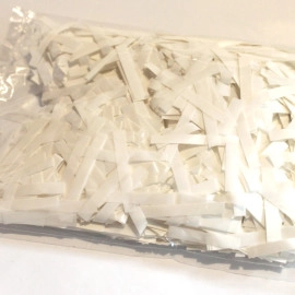 Конфетті СМУЖКИ тонкі білі (1уп.=100 гр.)