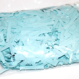 Конфетті СМУЖКИ тонкі бірюза (1уп.=100 гр.)