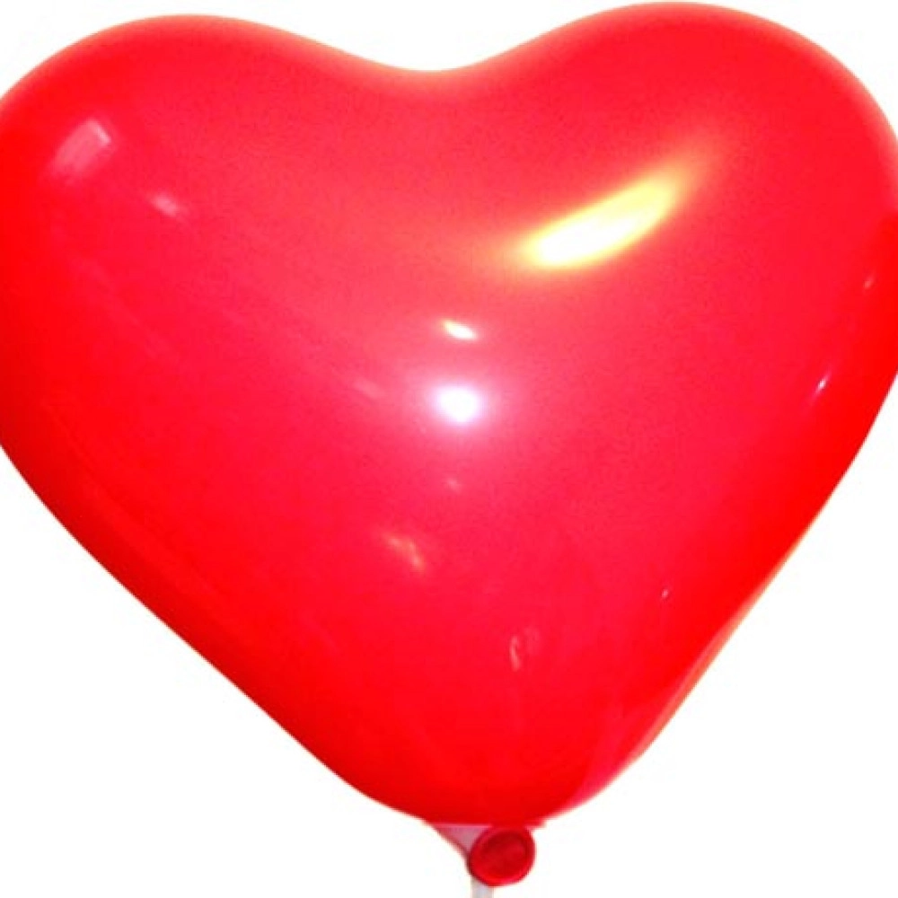 Серце 10" кристал 42 червоний (CR/10