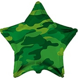 18" зірка б/м камуфляж 301500 М фольга