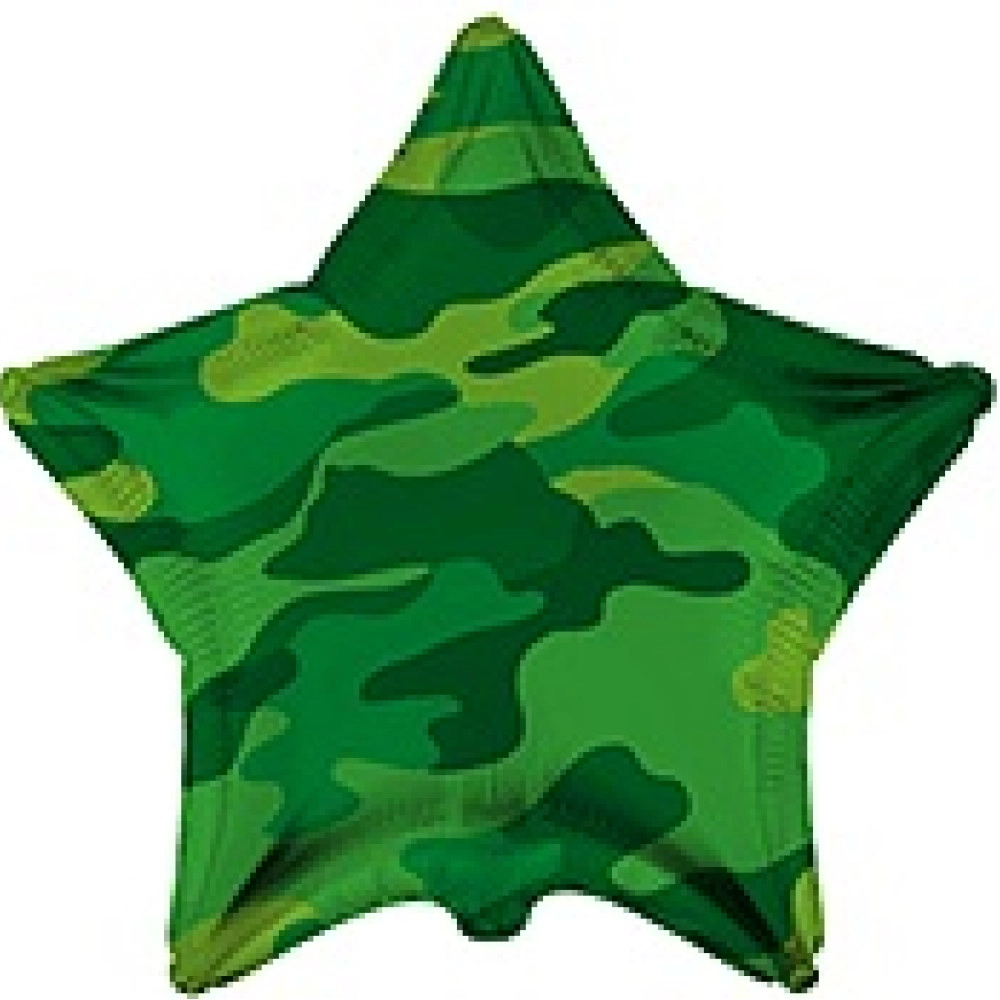 18" зірка б/м камуфляж 301500 М фольга