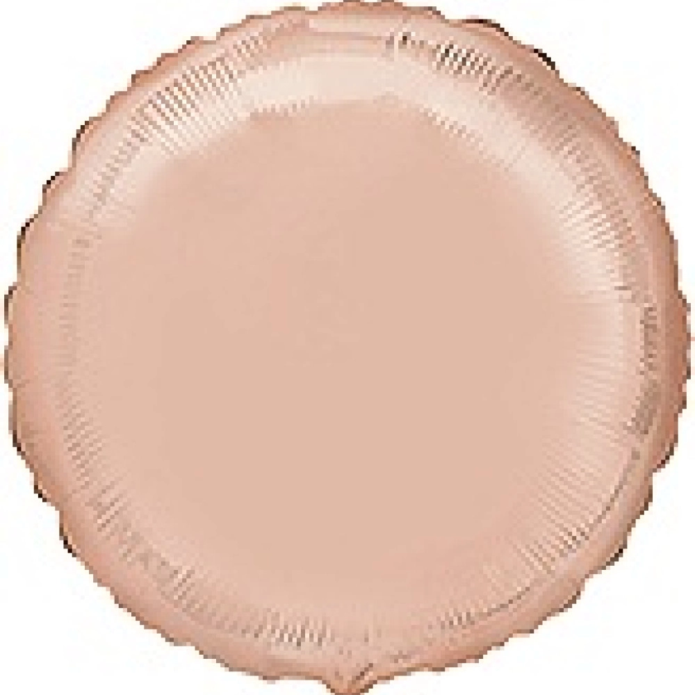 18" круг б/м рожеве золото 401500 RG  фольга