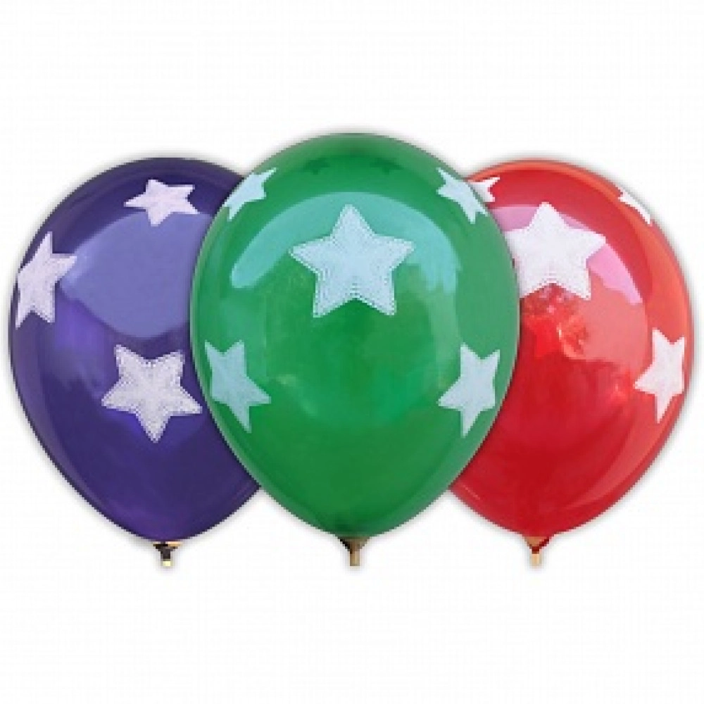 12 кристал ас. з мал. "ЗІРКИ-Мереживо" (100шт/уп)