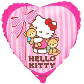 201693 Серце 18" (фольга)  з мал.