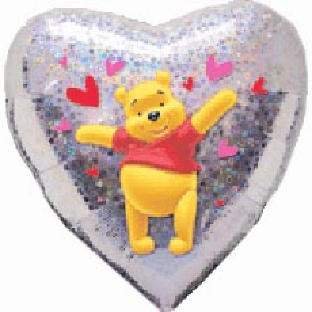 А-14783-01 Серце 18"  Віні Пух Anagram