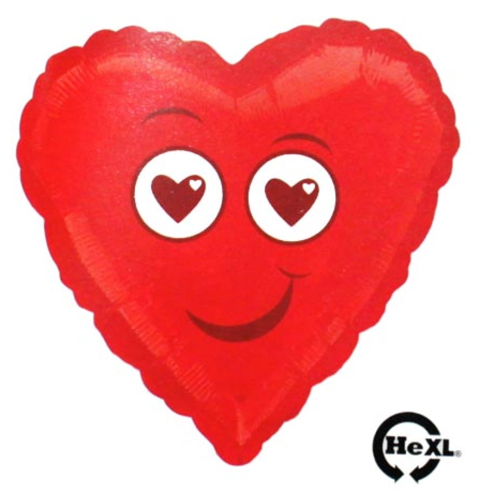 А-25753-02 Серце 18" S40 "Посмішка"  Anagram