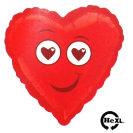 А-25753-02 Серце 18" S40 "Посмішка"  Anagram