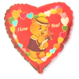 201551 Серце 18" ЯТЛ Ведмедик в сердечках
