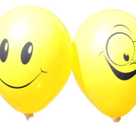 12 пастель 03 чи 02жовтий з мал. "ПОСМІШКА" ( 100шт/уп) 1+1