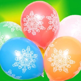 12 пастель ас. з мал. "СНІЖИНКА велика" (100шт/уп)