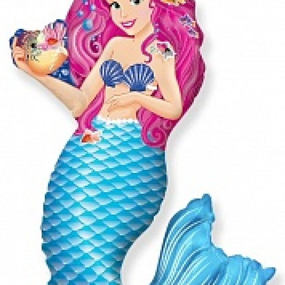 Русалка з мушлею міні *14 902777 Фольга