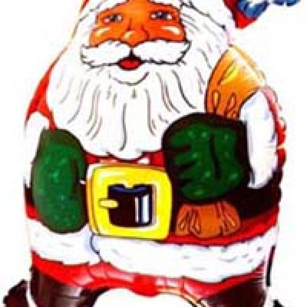 Санта Клаус СУПЕР міні *14 902518 Фольга