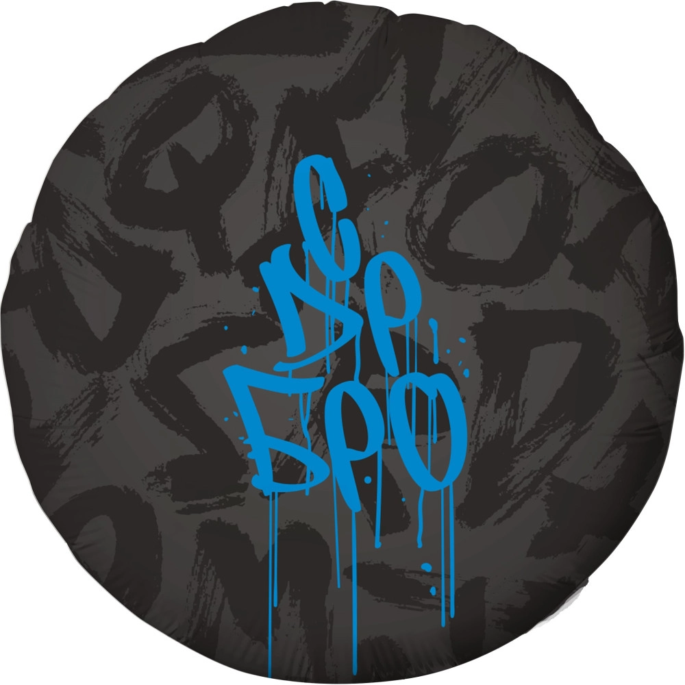 757796 18* круг з малюнком Граффити Agura