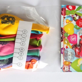 Набір 10" пастель ас. ВІТАЄМО-Ю (8шт) на паличку